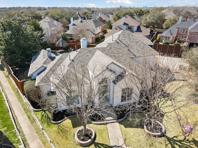 drone / aerial view featuring a residential view