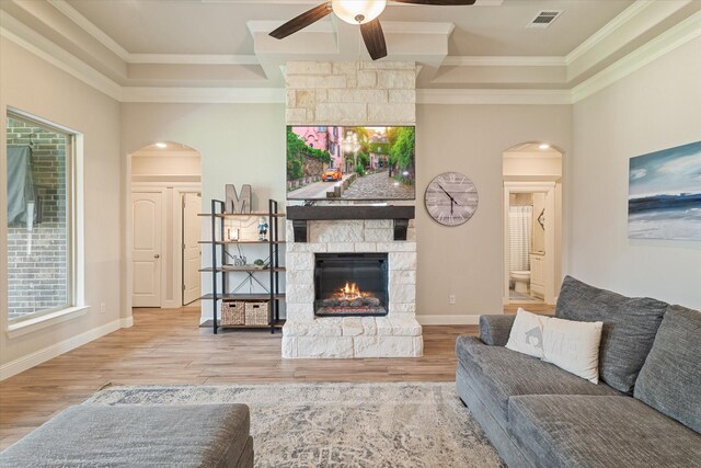 kitchen with an island with sink, visible vents, premium range hood, and appliances with stainless steel finishes