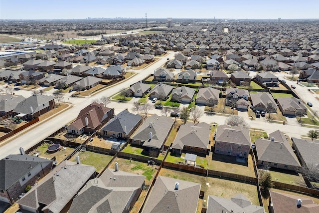 birds eye view of property featuring a residential view