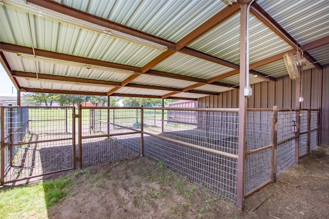 view of stable