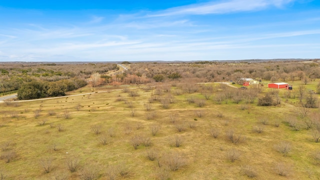 exterior space with a rural view