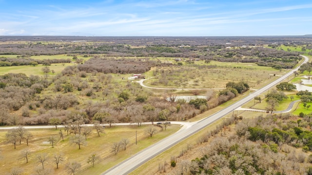 bird's eye view featuring a rural view