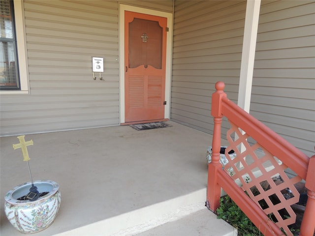 view of entrance to property