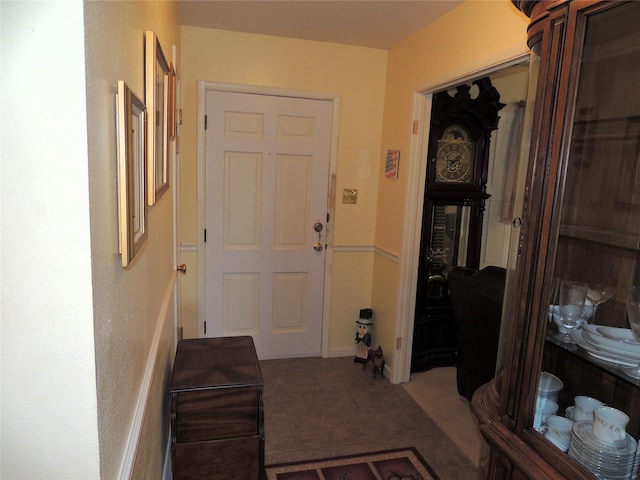 interior space featuring tile patterned floors