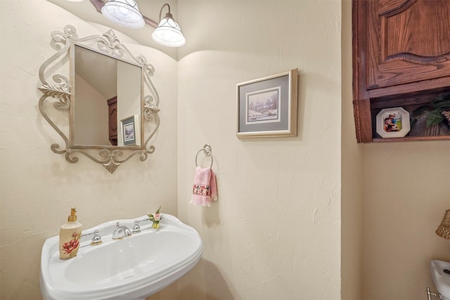 bathroom with a sink