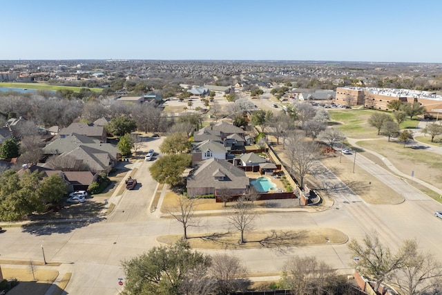 drone / aerial view featuring a residential view