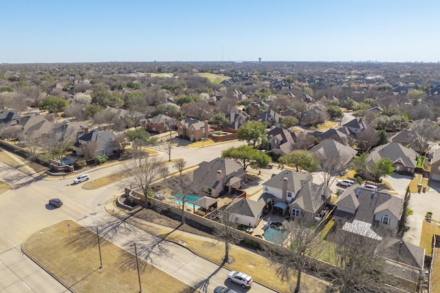 birds eye view of property featuring a residential view