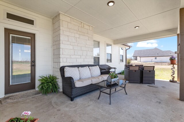 2885 Enloe Rd, Howe, TX 75459 - view of patio with an outdoor living space