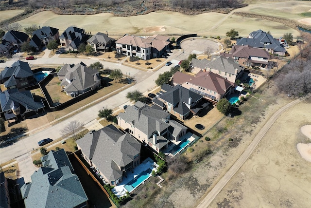 birds eye view of property featuring a residential view