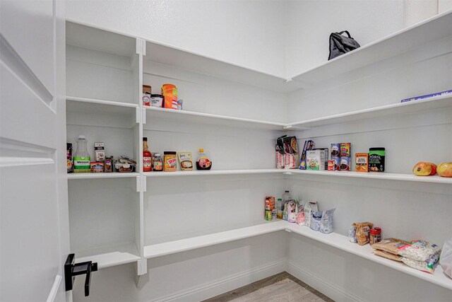view of pantry