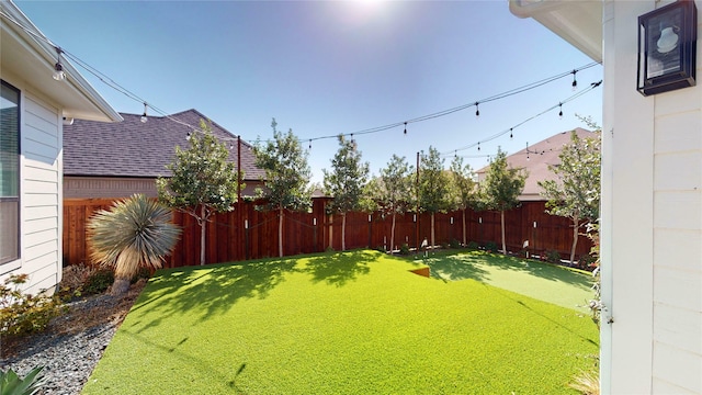 14045 Rozana St, Fort Worth, TX 76008 - view of yard with a fenced backyard