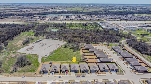 birds eye view of property featuring a residential view