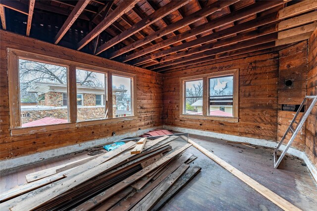 miscellaneous room with a sauna