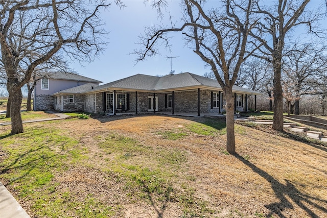 view of rear view of property