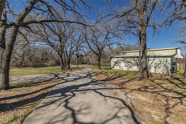 view of road