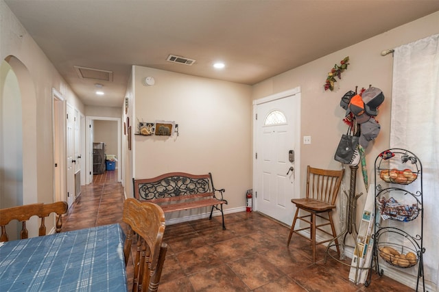 8308 Doreen Ave, Fort Worth, TX 76116 - foyer with recessed lighting and arched walkways
