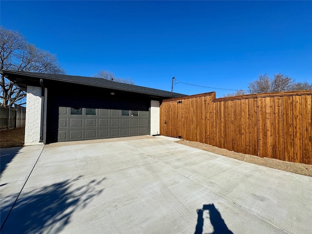 exterior space with fence