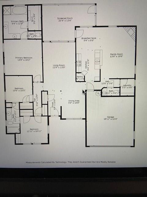 8304 Emerald Cir, North Richland Hills, TX 76180 - room layout
