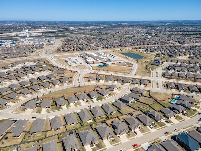 bird's eye view featuring a residential view