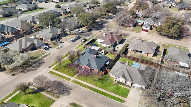 birds eye view of property featuring a residential view