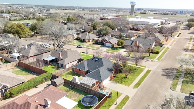 drone / aerial view featuring a residential view