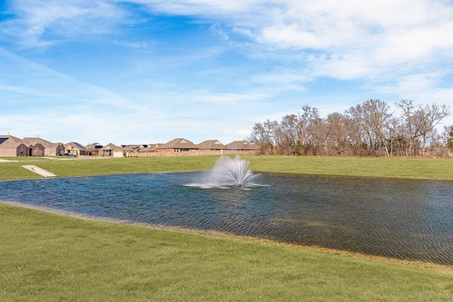 view of water feature featuring a residential view