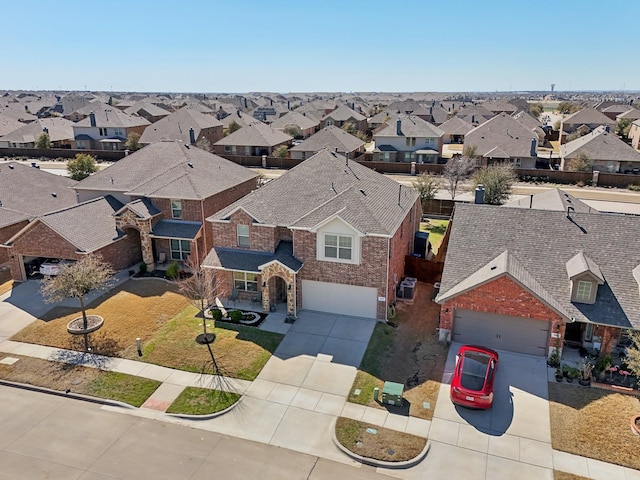 bird's eye view featuring a residential view