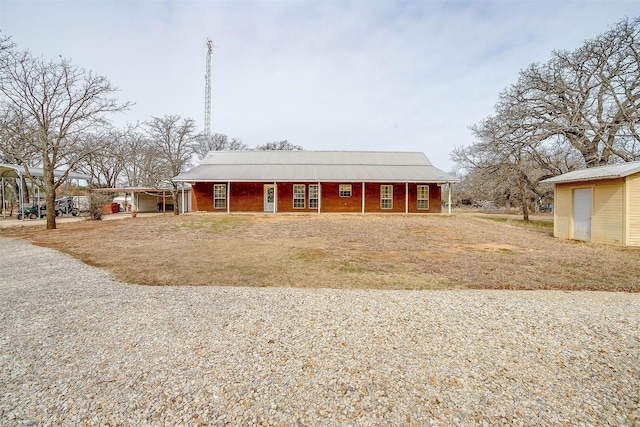 view of front of house