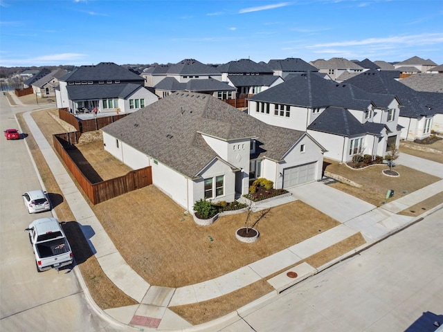 birds eye view of property featuring a residential view