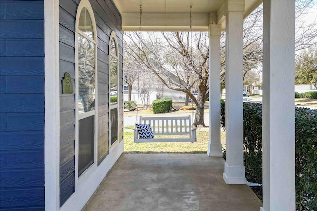 view of patio / terrace featuring a porch