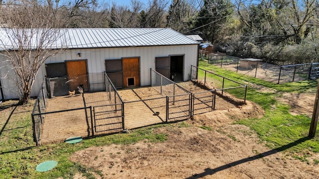 view of stable