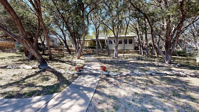 view of front of home