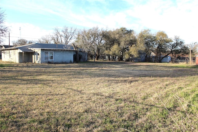 view of yard