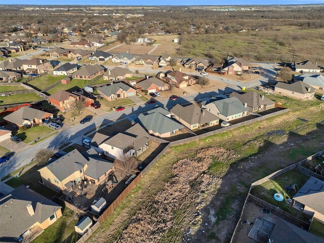 bird's eye view featuring a residential view