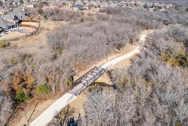 drone / aerial view featuring a residential view