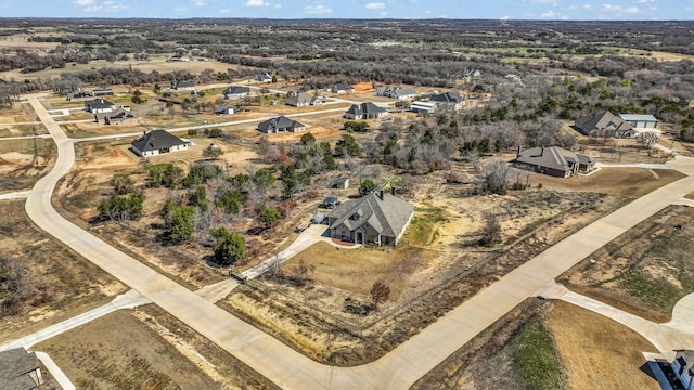 aerial view featuring a residential view