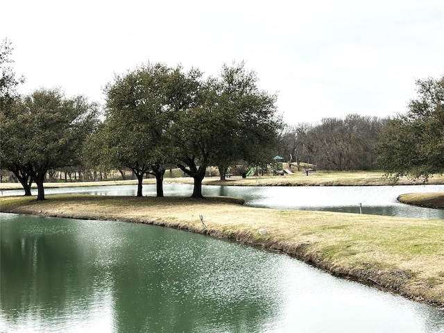 view of water feature