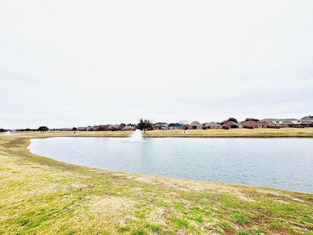 view of water feature