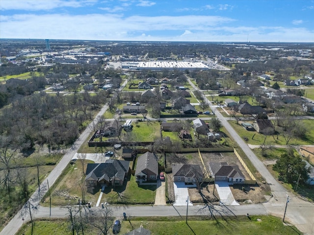 drone / aerial view featuring a residential view