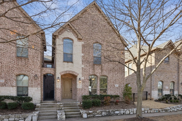 5801 Rancho Ln, Mckinney, TX 75070 - view of front of property with brick siding