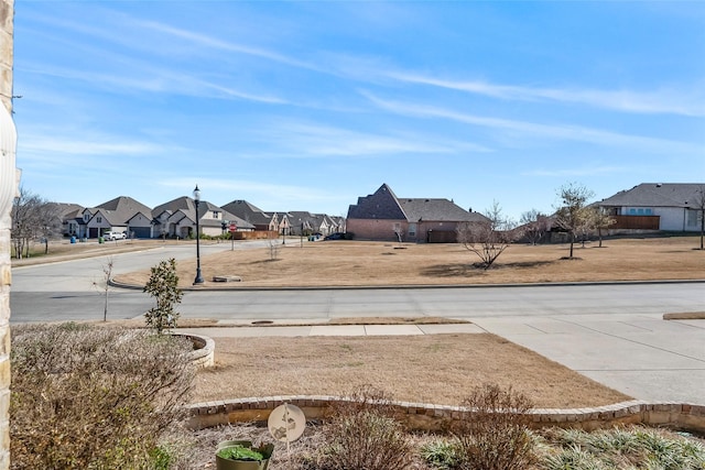 view of yard with a residential view