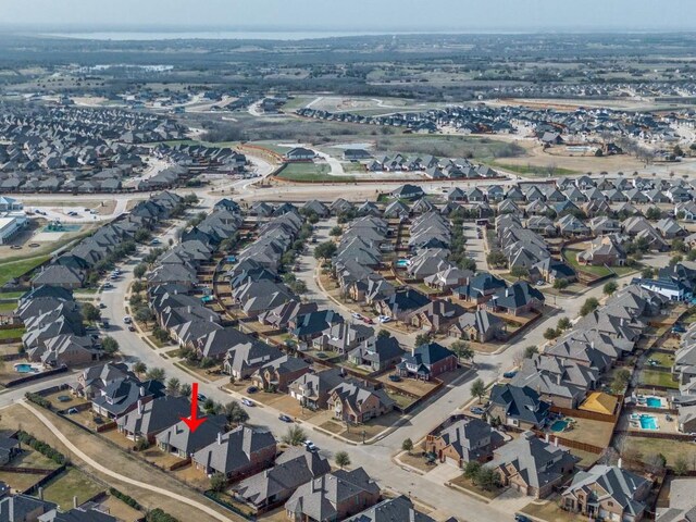 bird's eye view featuring a residential view