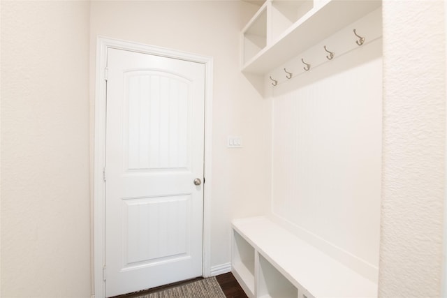7409 Autumn Grove Ln, Ponder, TX 76259 - mudroom with dark wood finished floors