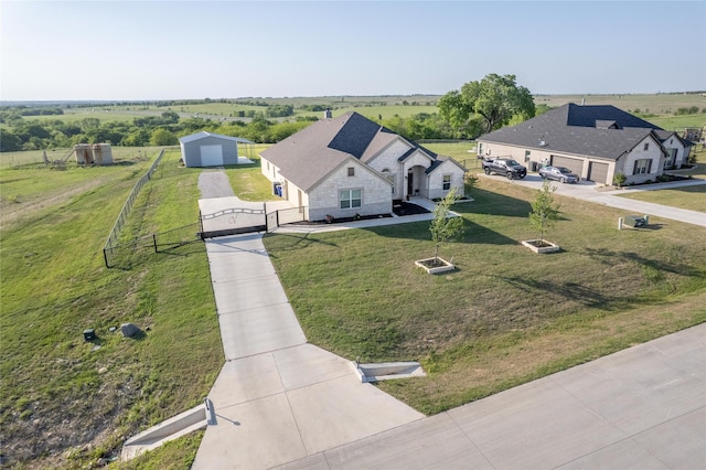 7409 Autumn Grove Ln, Ponder, TX 76259 - view from above of property