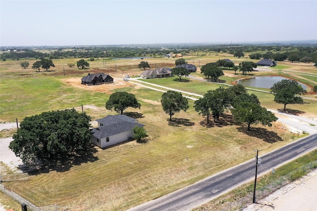 bird's eye view featuring a rural view