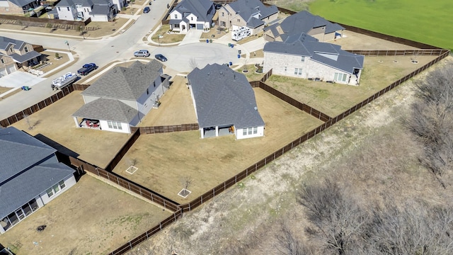 drone / aerial view featuring a residential view