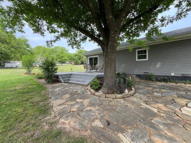 751 E Cooper St, Van Alstyne, TX 75495 - view of patio featuring a wooden deck