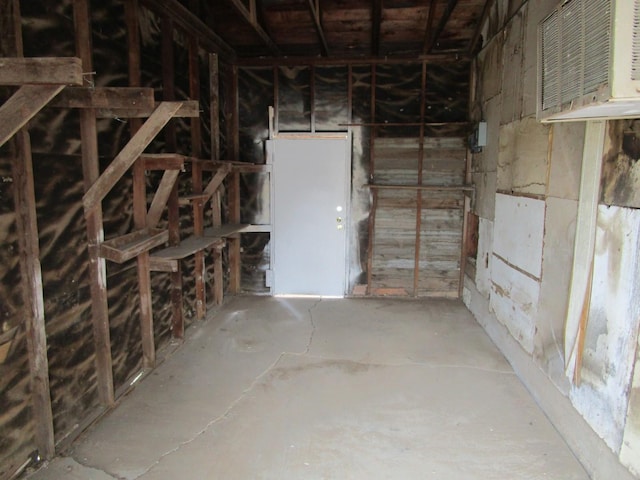 view of basement