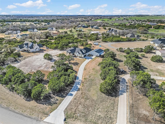 bird's eye view featuring a residential view