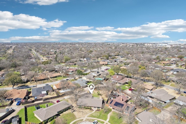 drone / aerial view featuring a residential view